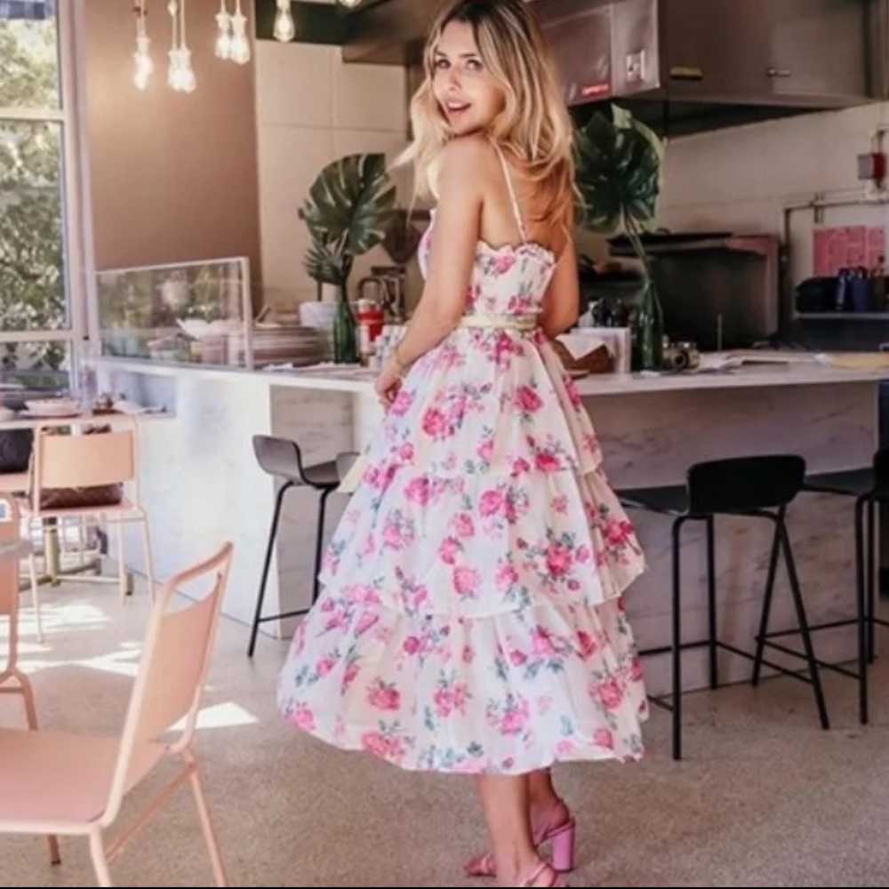 Love Shack Fancy NWT Floral print dress sz XL